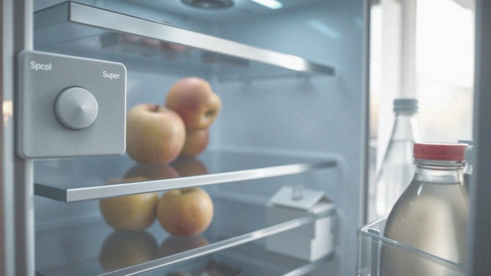 Jak działa przycisk intensywnego chłodzenia w lodówkach Gorenje?