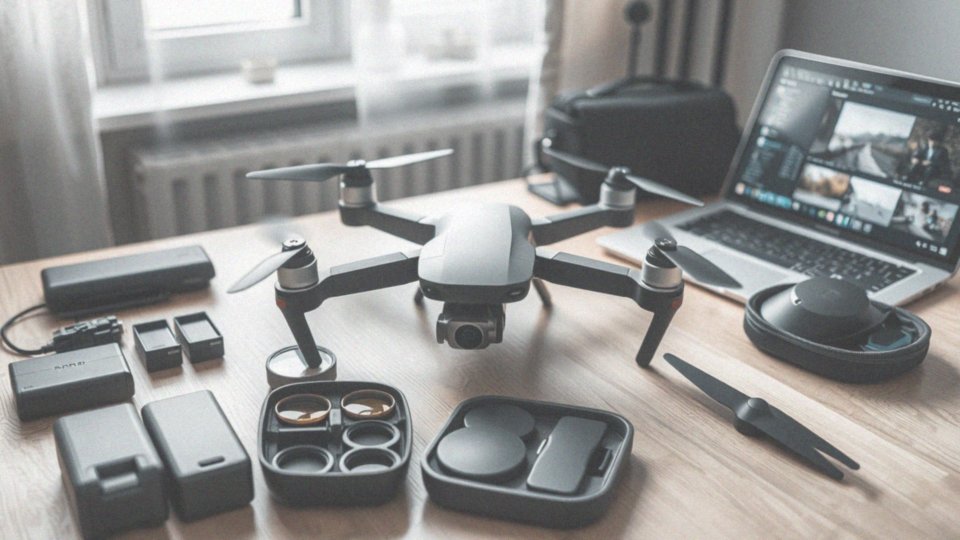 Jakie akcesoria można wykorzystać z dronami z kamerą 4K?